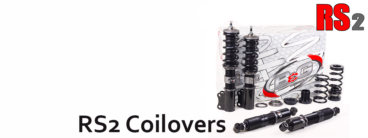 B&G RS2 coilovers catalog banner